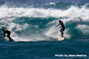 MacLaren at Makaha.